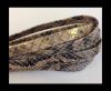 Real Nappa Leather Flat-10MM-snake style-Vintage Gold