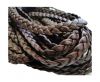 Real Nappa Leather -Flat-Braided-Chery-10mm