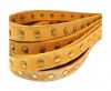 Real Nappa Leather with studs-10mm-Vintage Tan