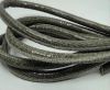 Real Round Nappa Leather cords - Lizard Prints -Taupe Lizard- 6m