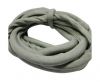 Real silk cords with inserts - 4 mm - Stony Mist