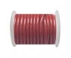 Round Leather Cord - 5mm - Red