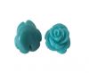 Rose Flower-12mm-Turquoise
