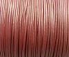 Round Leather Cord -1mm- SE Metallic Pink