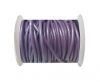 Round Leather Cord 4mm-Purple