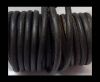 Round Leather Cord -5mm - Vintage Black