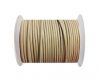 Round leather cord 2mm-PASTEL PEARL