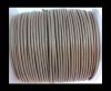 Round Leather Cord-1,5mm-plain-TAUPE