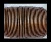 Round Leather Cord -5mm - METALLIC TAMBA