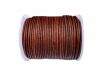 Round Leather Cord -1mm-  Vintage Bordeaux(037)