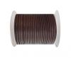 Round Leather Cord - SE.Brown  - 3mm