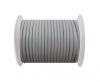 Round Leather Cord - SE.Grey  - 3mm