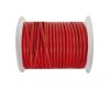 Round Leather Cord - SE.Red - 4mm