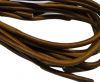 Round stitched nappa leather cord Light Brown