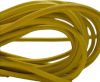 Round stitched nappa leather cord Light Yellow-4mm