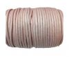 Round Wax Cotton Cords - 3mm  - Baby pink