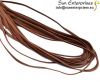 Flat Nappa Leather -3mm- Saddle brown