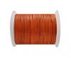 Round Leather Cord SE/R/Orange - 3mm