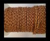 Round Braided Leather Cord SE/PB/14-Mahogany - 3mm