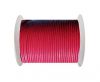 Round Leather Cord SE/R/17-Raspberry - 3mm