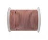 Round Leather Cord SE/R/Baby Pink - 3mm
