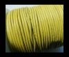 Round Leather Cord SE/R/Canary-2mm