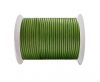 Round Leather Cord SE/R/Metallic Olive Green - 1,5mm