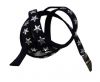 Suede Cords with Star Studs 10mm-Navy Blue