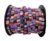 Flat multicolor Fabric cord-5mm-Color 10