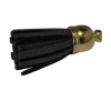 Tussels-Suede-Gold Caps-Grey-30mm