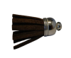 Tussels-Suede-Silver Caps-Brown-30mm