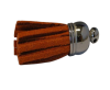 Tussels-Suede-Silver Caps-Orange-30mm