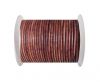 Round leather cord-2mm-SE  Vintage COGNEC