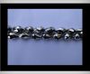 Water Glass Beads -8mm*11mm-Metallic Silver