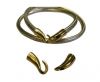 zamak hook clasp MGL-222-4mm-Gold