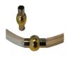 Zamak magnetic claps MGL-1-4mm-Powdered Antique Gold