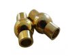 Zamak magnetic claps MGL-1-5mm-Gold