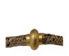 Zamak magnetic claps MGL-4-7mm-Powdered Gold