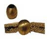Zamak magnetic claps MGL-5-7mm-Powdered Antique Gold