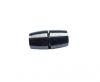 Zamak magnetic claps MGL8-4mm-Black