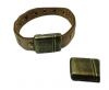 Zamak magnetic clasp MGL-326-10*2,5-Antique GOLD