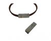 Zamak magnetic clasp ZAML-62-6*3mm-Steel Silver