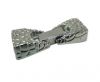 Zamak Snap Lock Clasp MGL-161-10*3mm-steel/silver