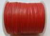 Cowhide Leather Jewelry Cord - 4mm-27406 - Red