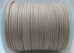 Cowhide Leather Jewelry Cord - 4mm-27407 - Natural