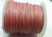 Round Leather Cord -1mm- SE Metallic Pink