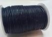 Round Leather Cord SE/R/Dark Blue - 3mm