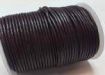 Round Leather Cord SE/R/26-Violet Plum-3mm