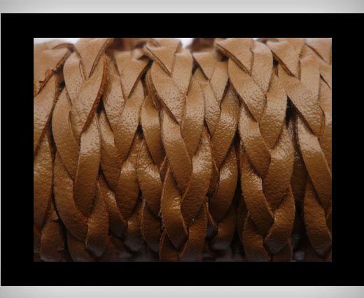 15mm-Flat Braided-Brown