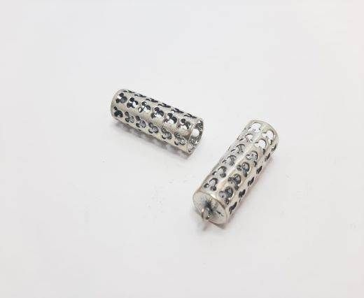 Antique Silver Plated beads - 44127